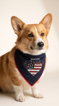 Load image into Gallery viewer, Navy 4th of July dog bandana