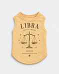 Load image into Gallery viewer, Libra Zodiac Pima Cotton Dog Shirt