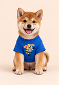 Load image into Gallery viewer, Happy Hound Adventure Tee | Blue Character Dog Shirt