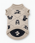 Load image into Gallery viewer, Camel Rook Chess Knit - Baby Alpaca Dog Sweater