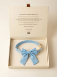Load image into Gallery viewer, Blue Bow Collar