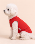 Load image into Gallery viewer, Hero Hound Flight Tee | Red Superhero Dog Shirt
