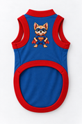 Load image into Gallery viewer, Super Pup Hero Tee | Blue Superhero Dog Shirt