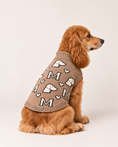 Load image into Gallery viewer, Signature Monogram Knit - Baby Alpaca Dog Sweater