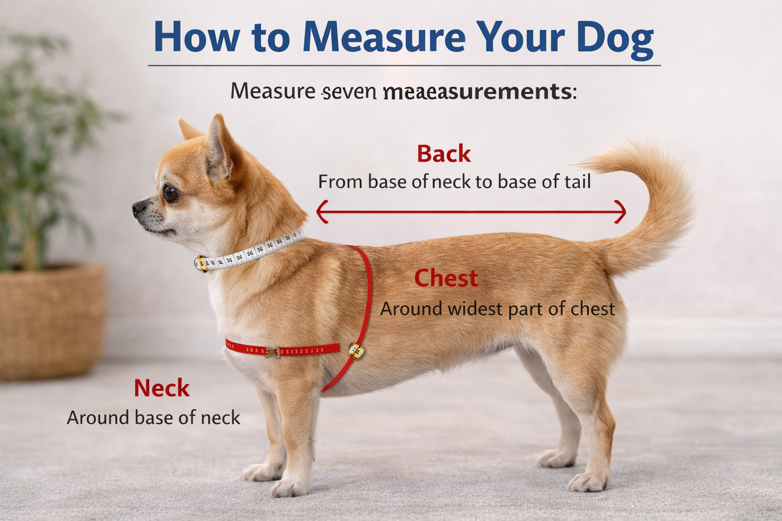 How To Measure Dog For Clothes