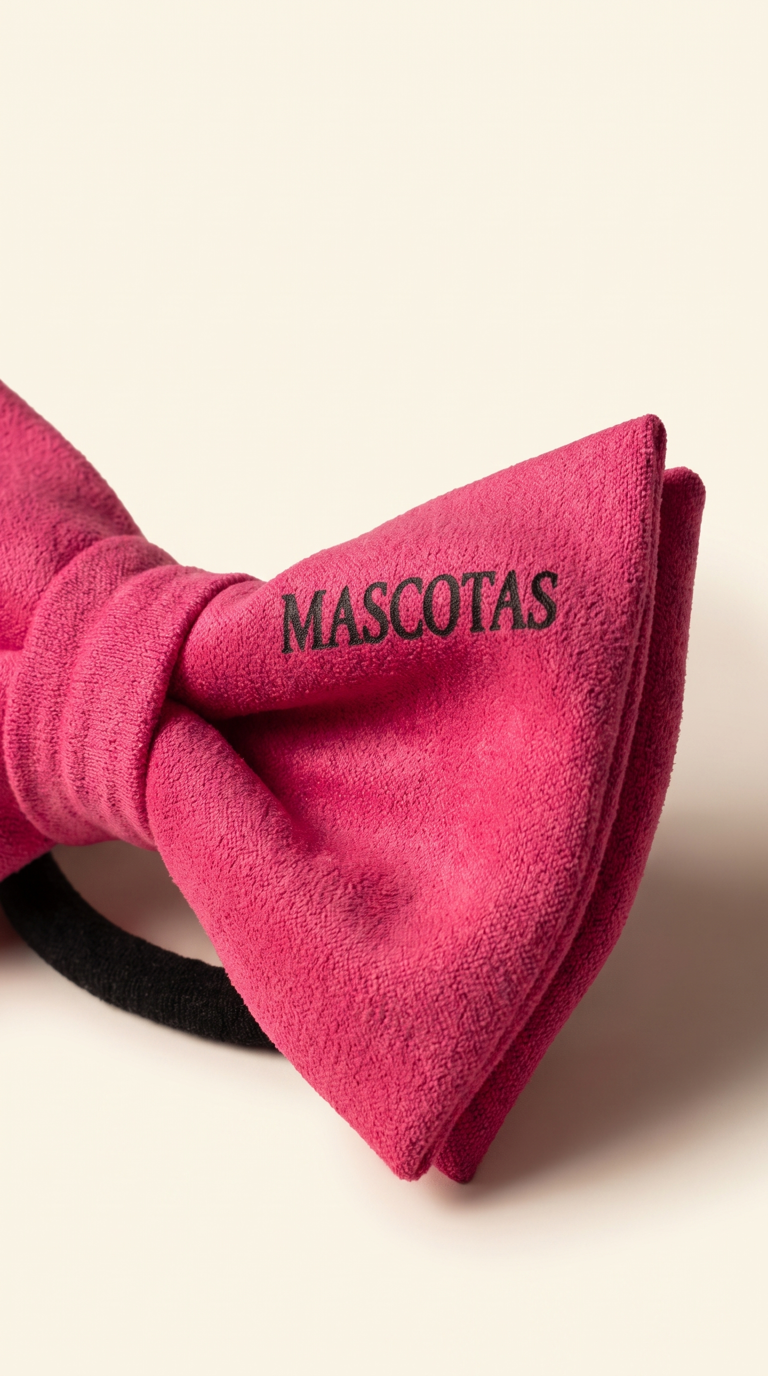 Rasberry pink dog hair bow