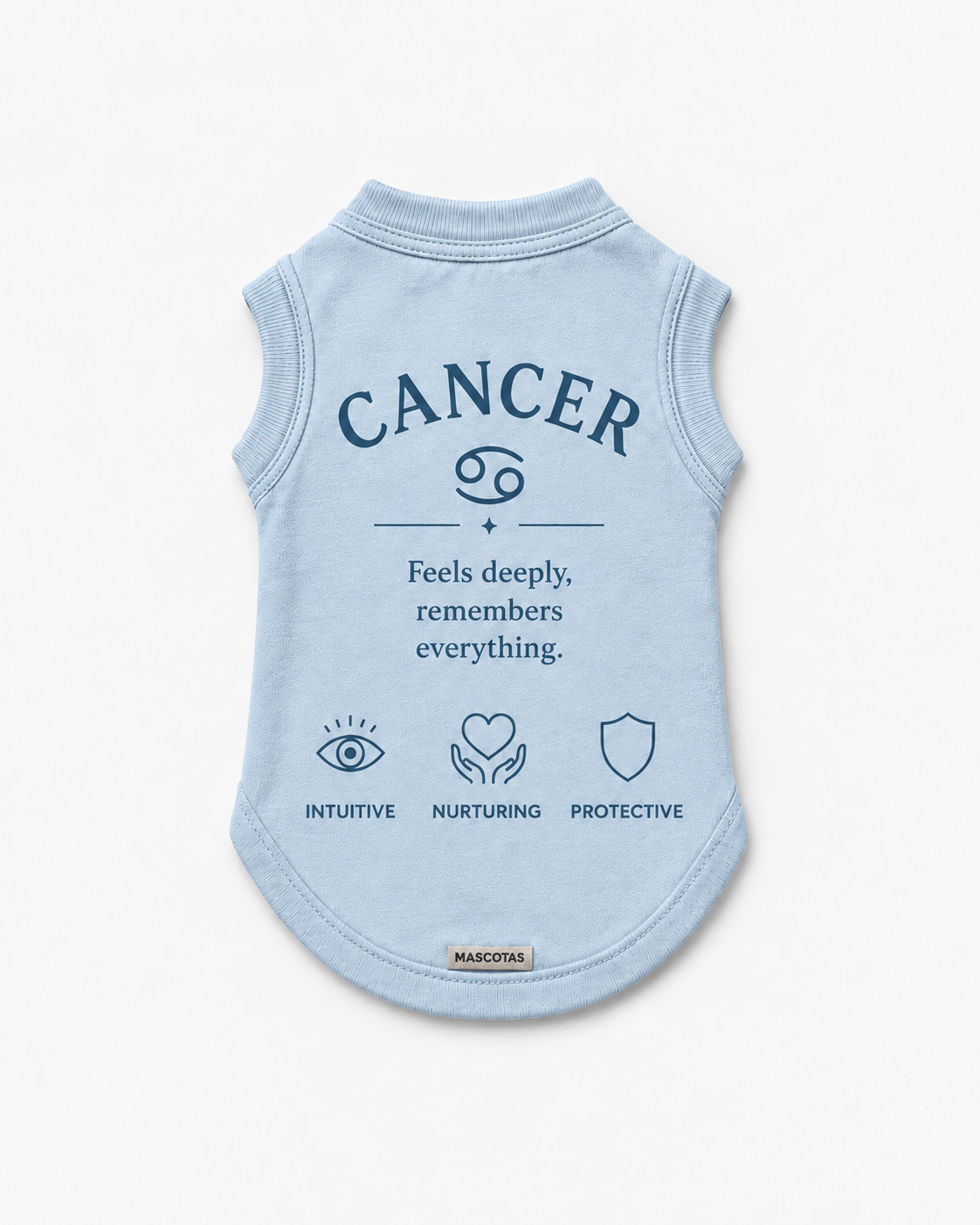 Cancer Zodiac Pima Cotton Dog Shirt