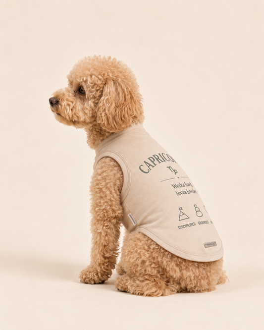 Capricorn Zodiac Pima Cotton Dog Shirt