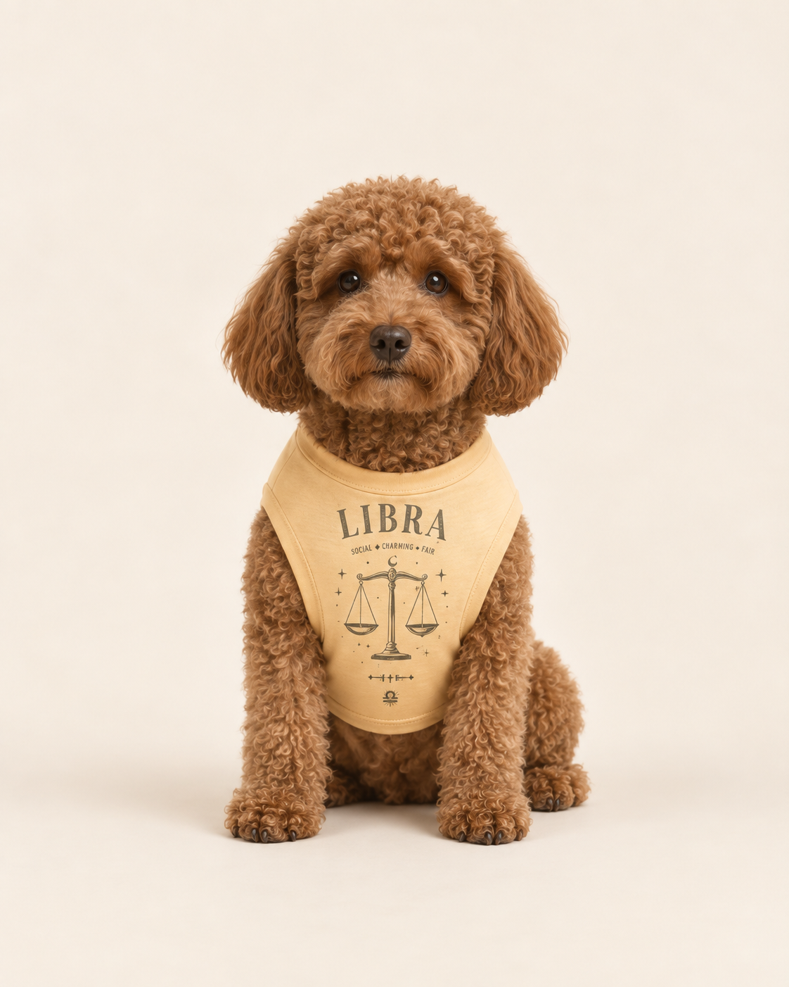 Libra Zodiac Pima Cotton Dog Shirt