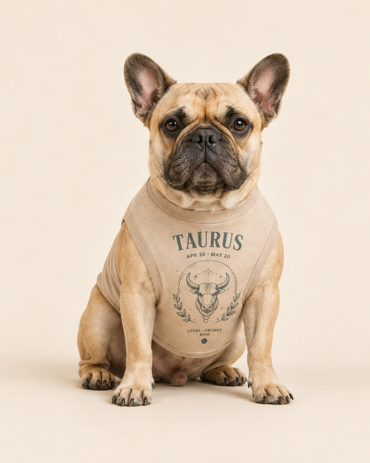 Taurus Zodiac Pima Cotton Dog Shirt