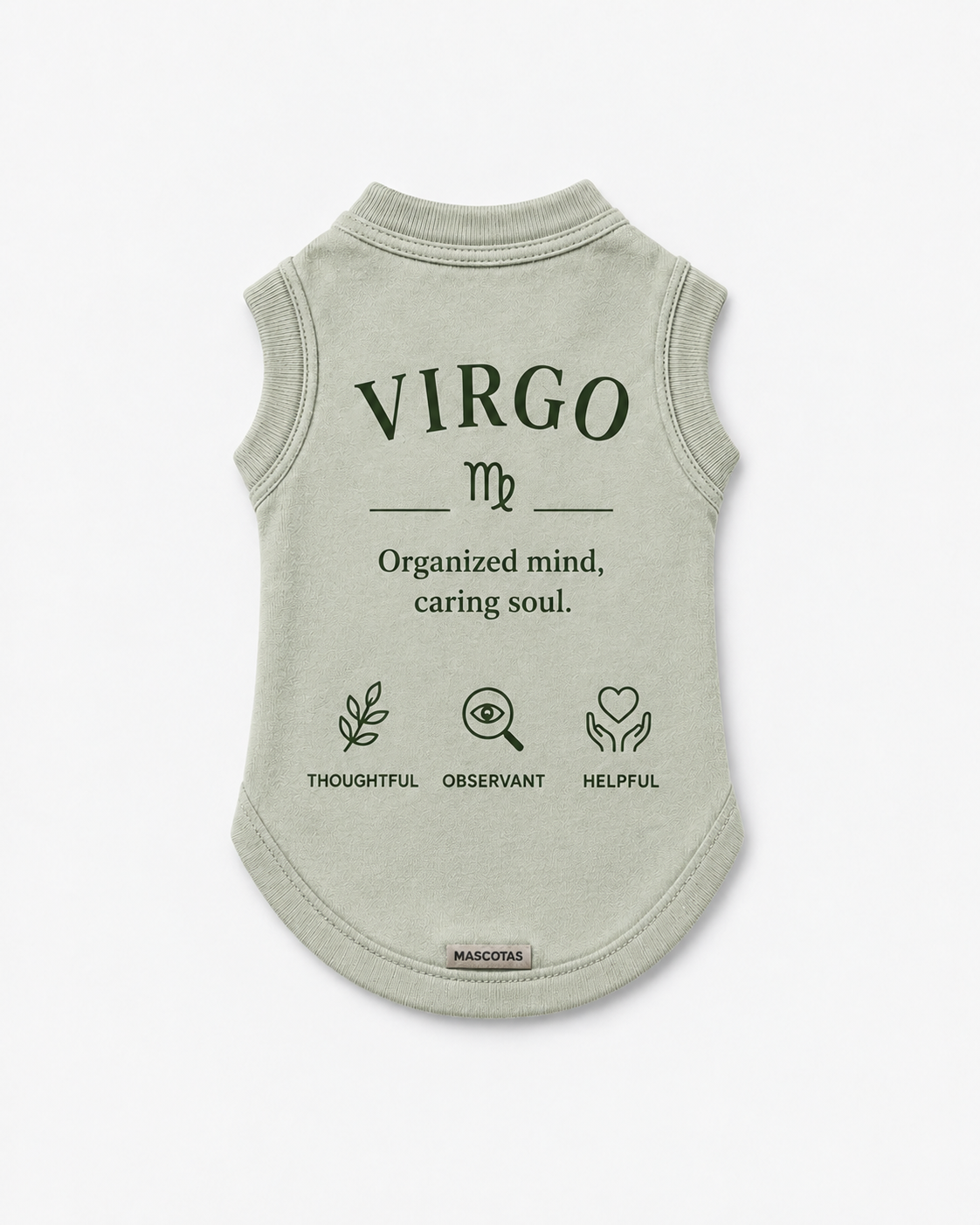 Virgo Zodiac Pima Cotton Dog Shirt