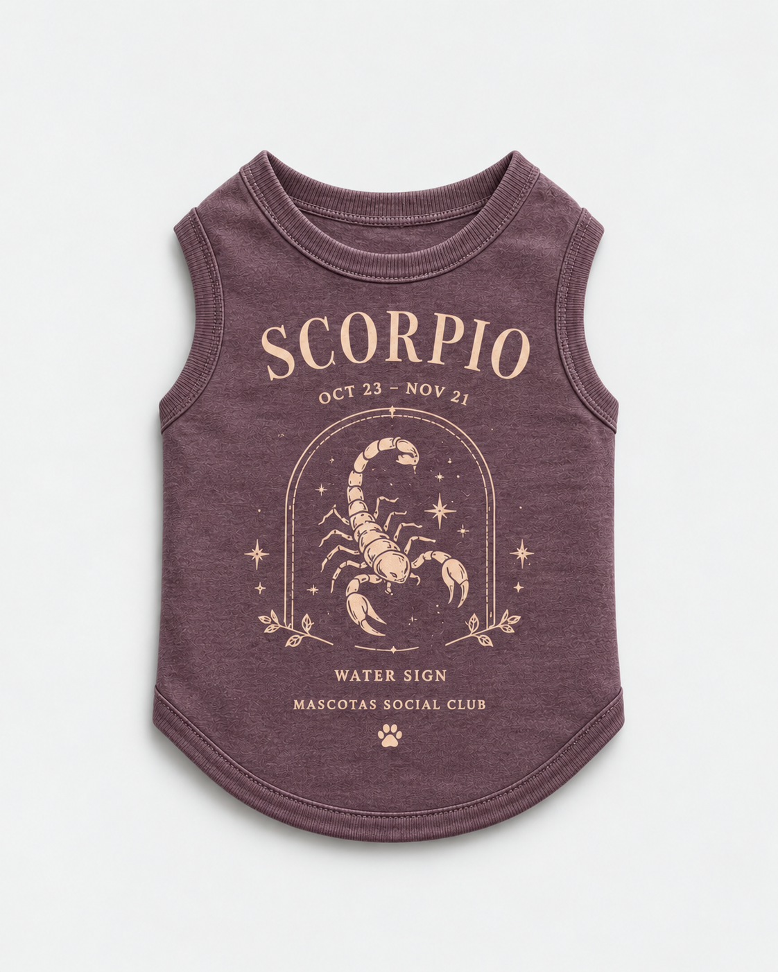 Scorpio Zodiac Pima Cotton Dog Shirt
