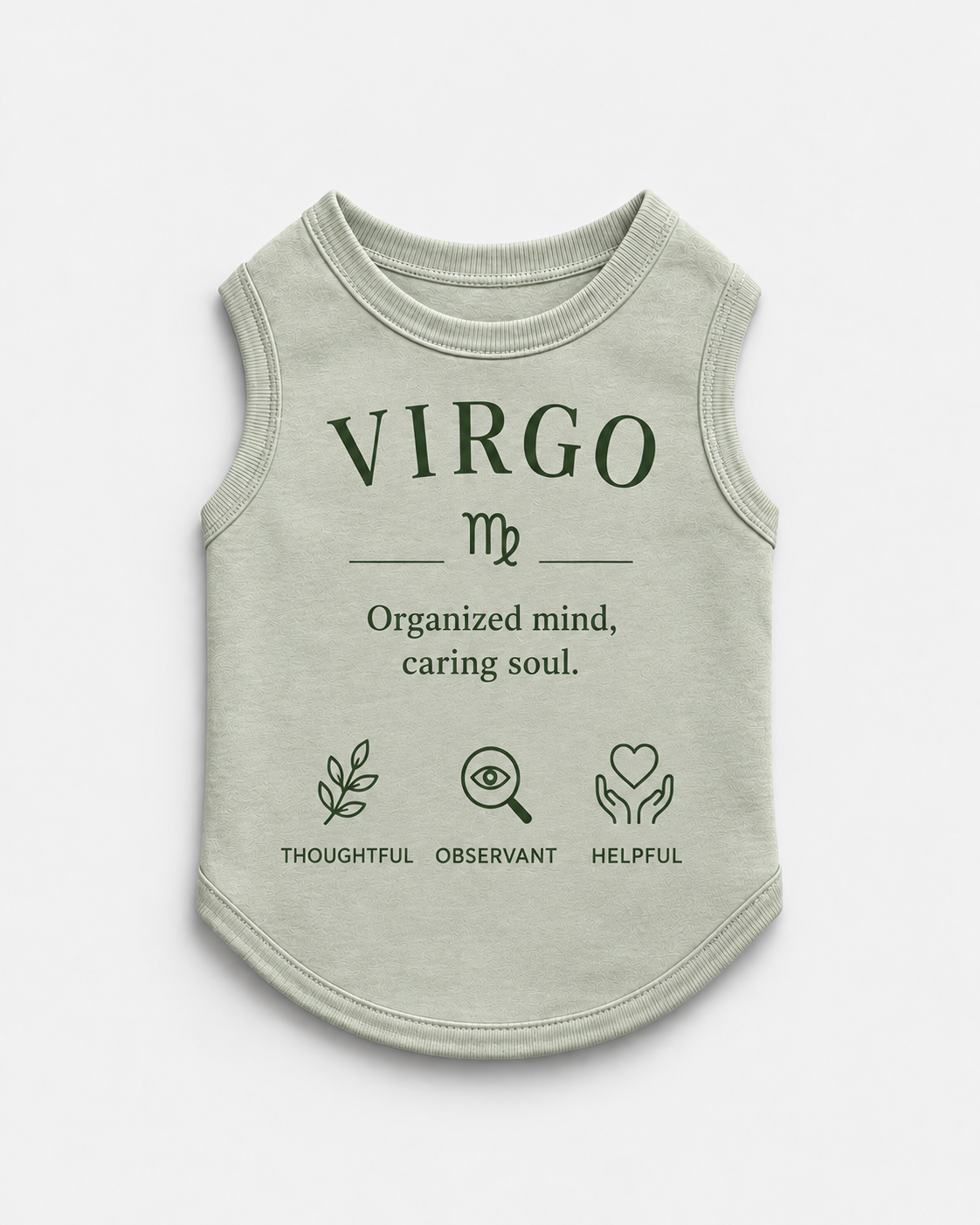 Virgo Zodiac Pima Cotton Dog Shirt