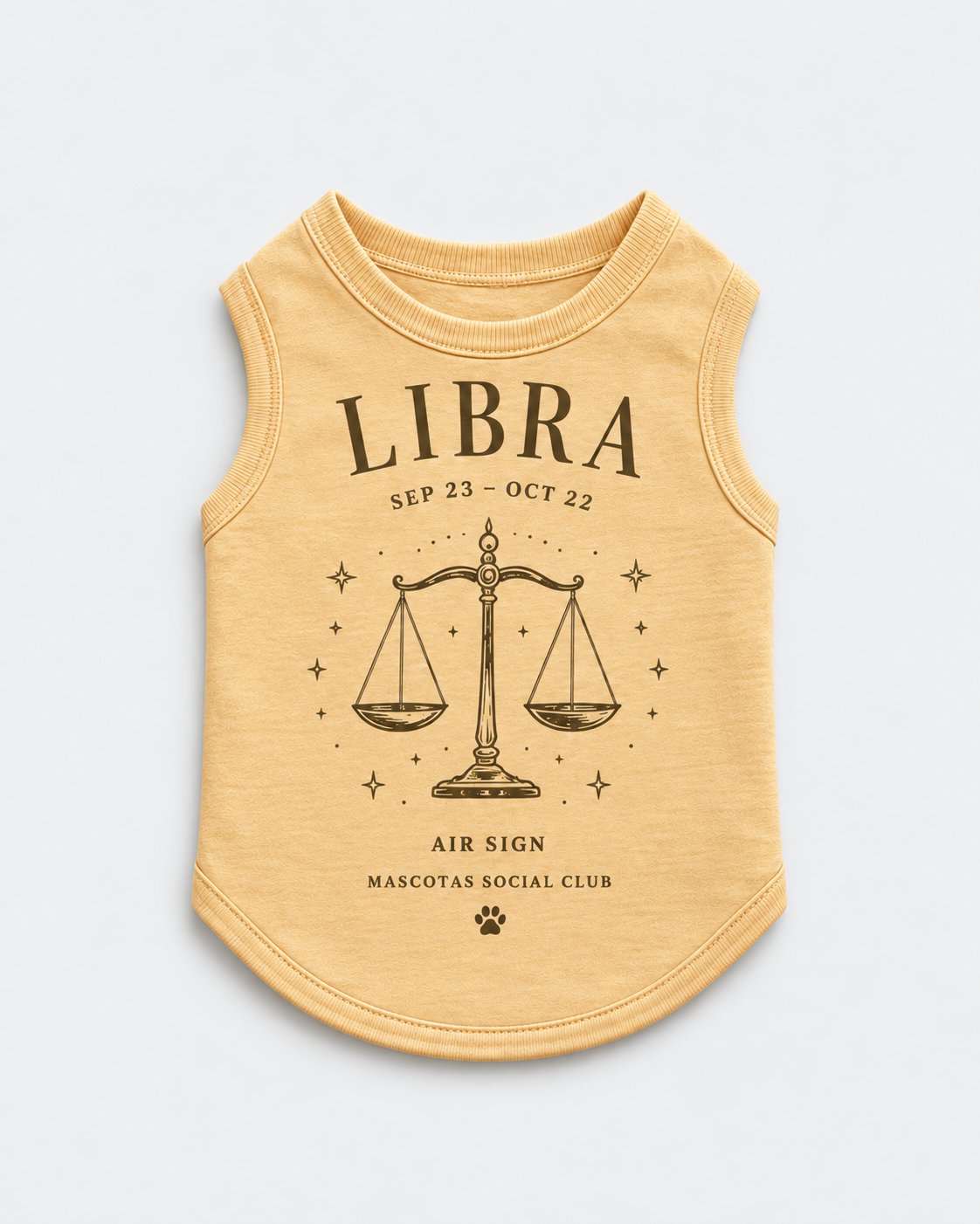 Libra Zodiac Pima Cotton Dog Shirt