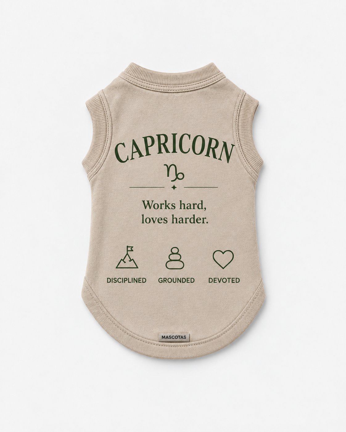Capricorn Zodiac Pima Cotton Dog Shirt