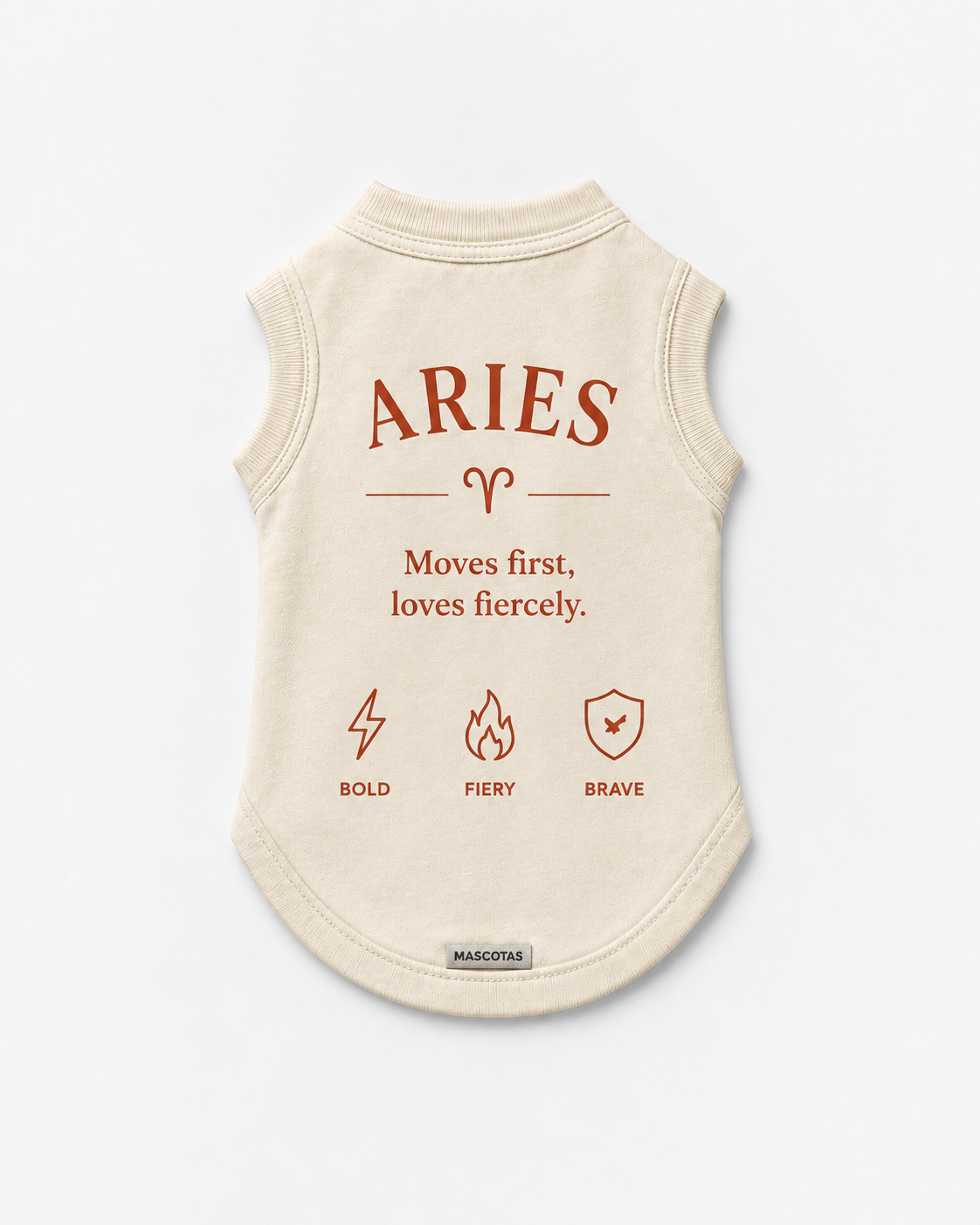 Aries Zodiac Pima Cotton Dog Shirt