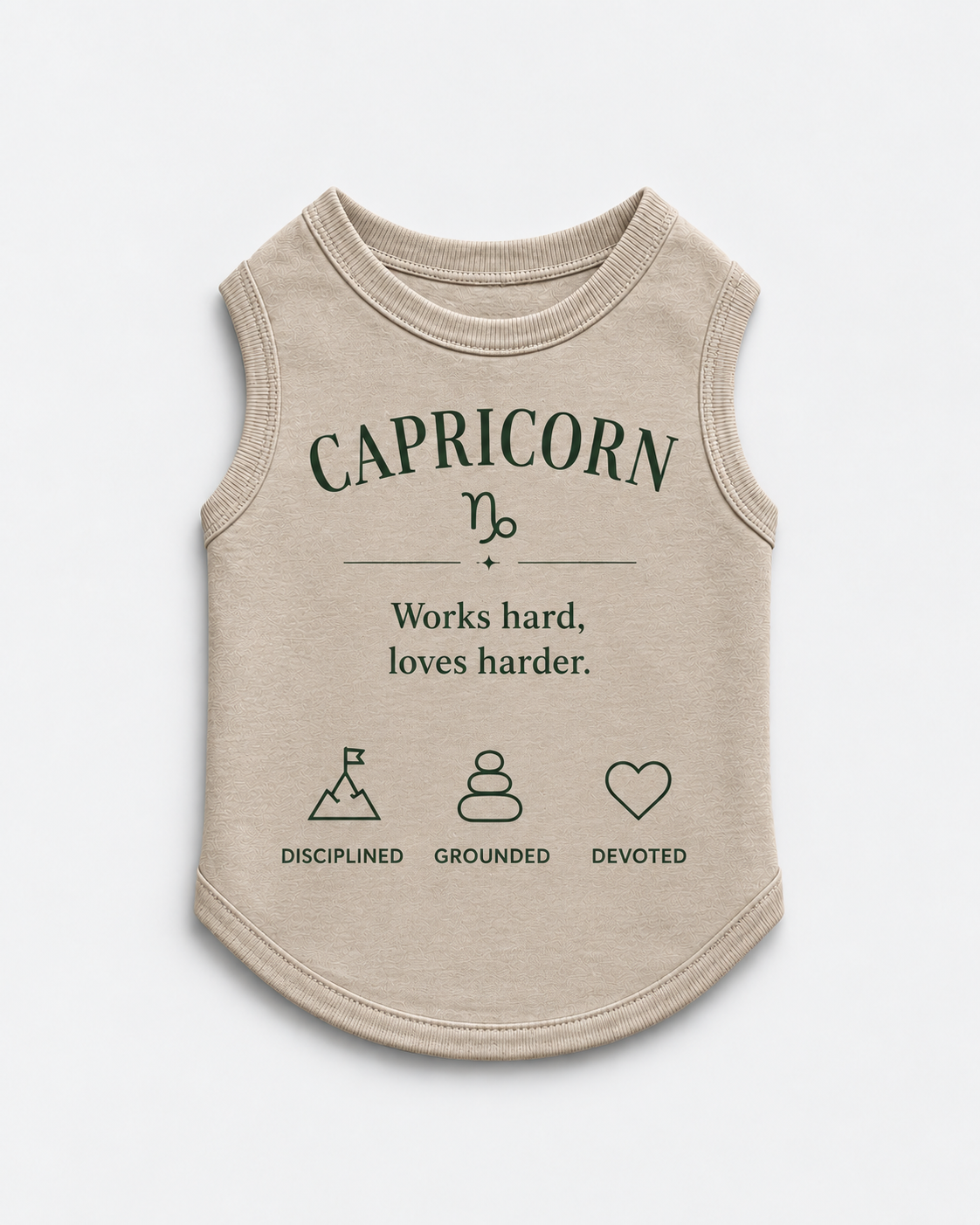 Capricorn Zodiac Pima Cotton Dog Shirt