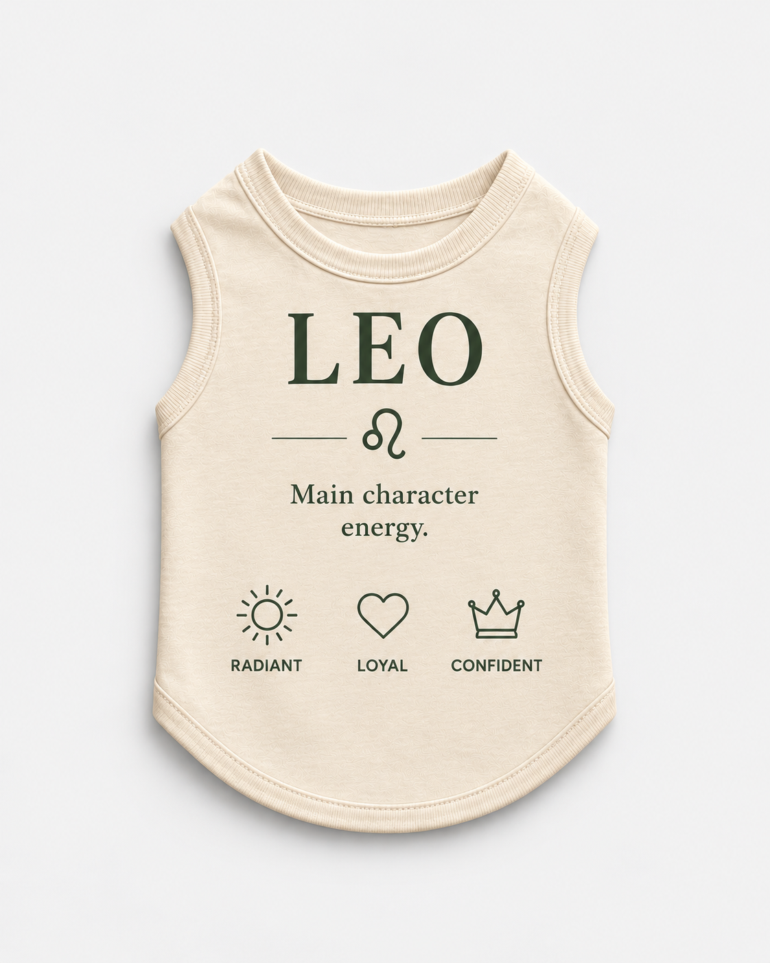 Leo Zodiac Pima Cotton Dog Shirt