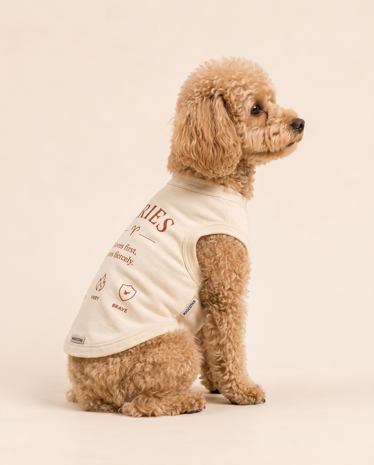 Aries Zodiac Pima Cotton Dog Shirt