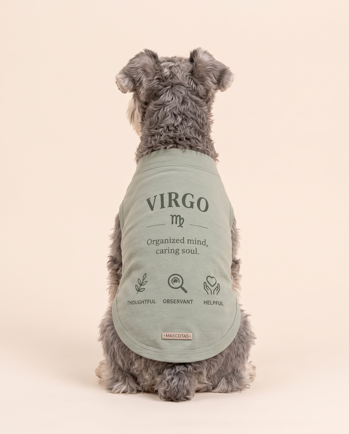 Virgo Zodiac Pima Cotton Dog Shirt