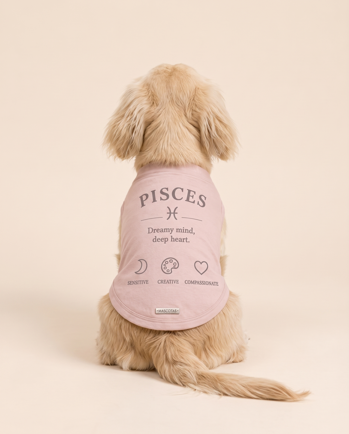Pisces Zodiac Pima Cotton Dog Shirt