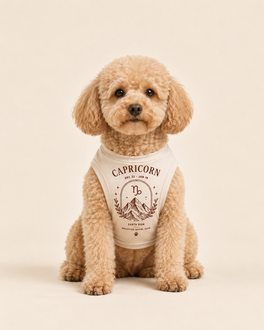 Capricorn Zodiac Pima Cotton Dog Shirt