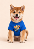 Happy Hound Adventure Tee | Blue Character Dog Shirt