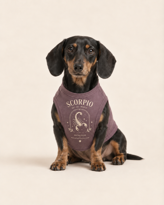 Scorpio Zodiac Pima Cotton Dog Shirt