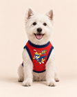 Brave Bark Hero Tee | Red Superhero Dog Costume Shirt