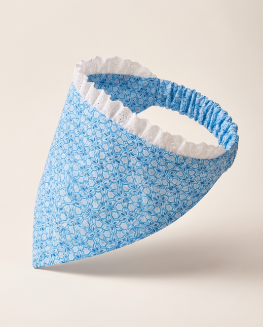 Blue Lace Bandana