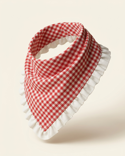 Red Gingham Bandana