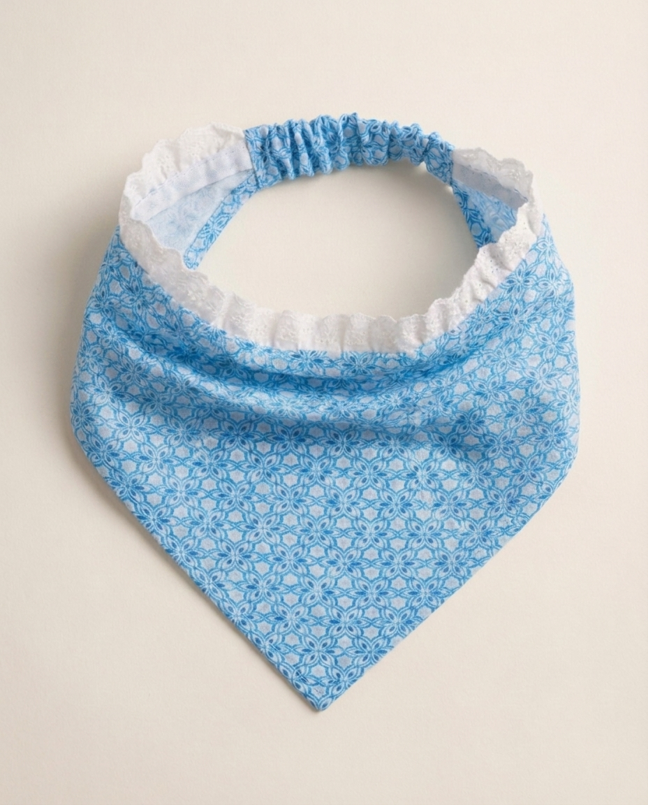 Blue Lace Bandana