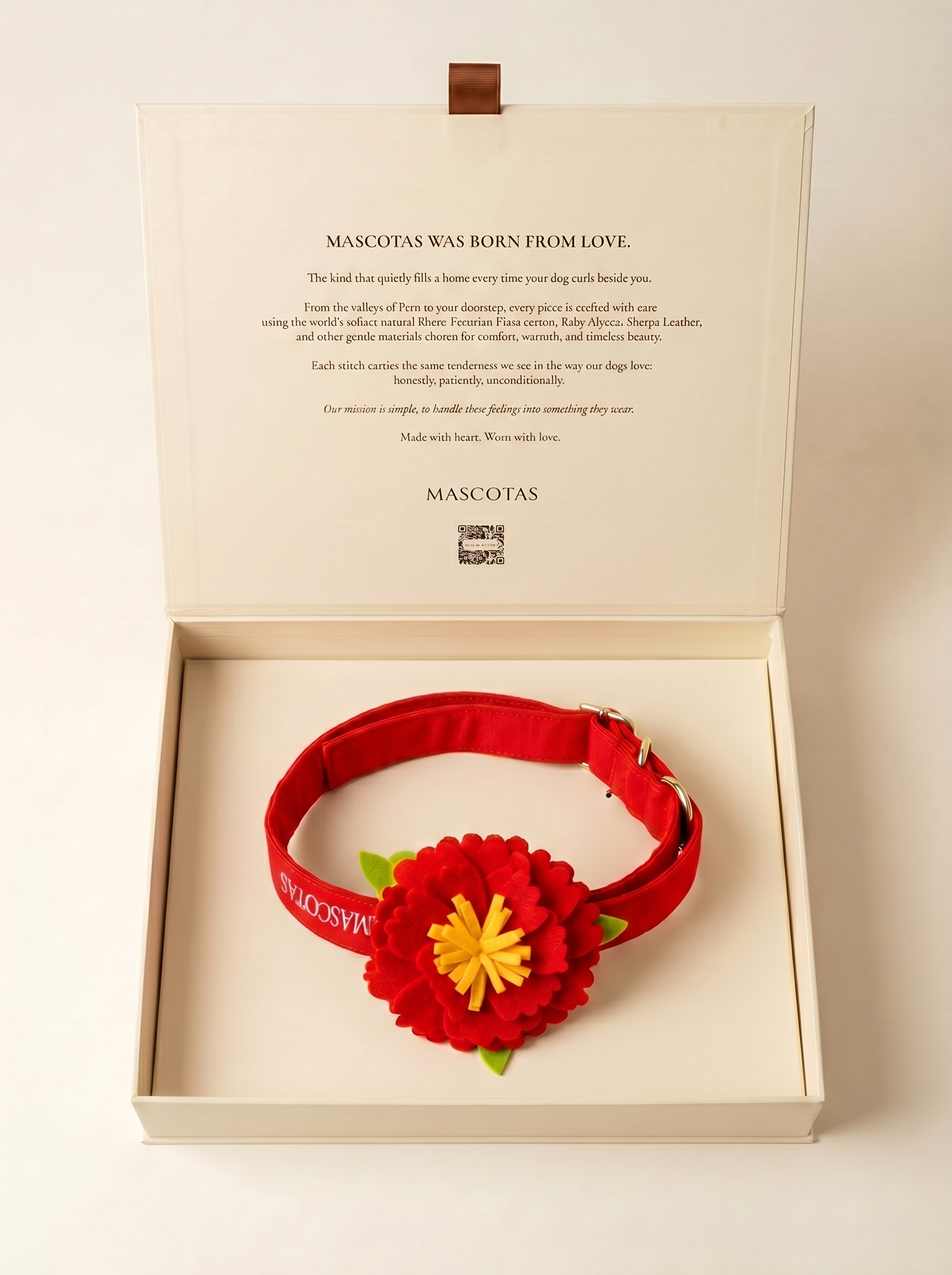 Red Flower Collar
