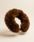 Load image into Gallery viewer, Dark Alpaca Fur Collar
