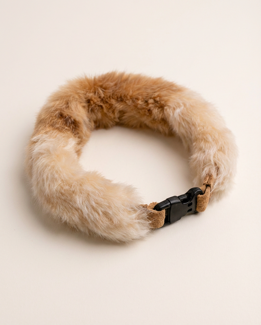 Light Alpaca Fur Collar