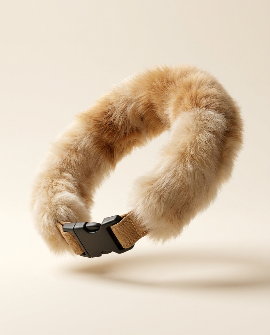 Light Alpaca Fur Collar