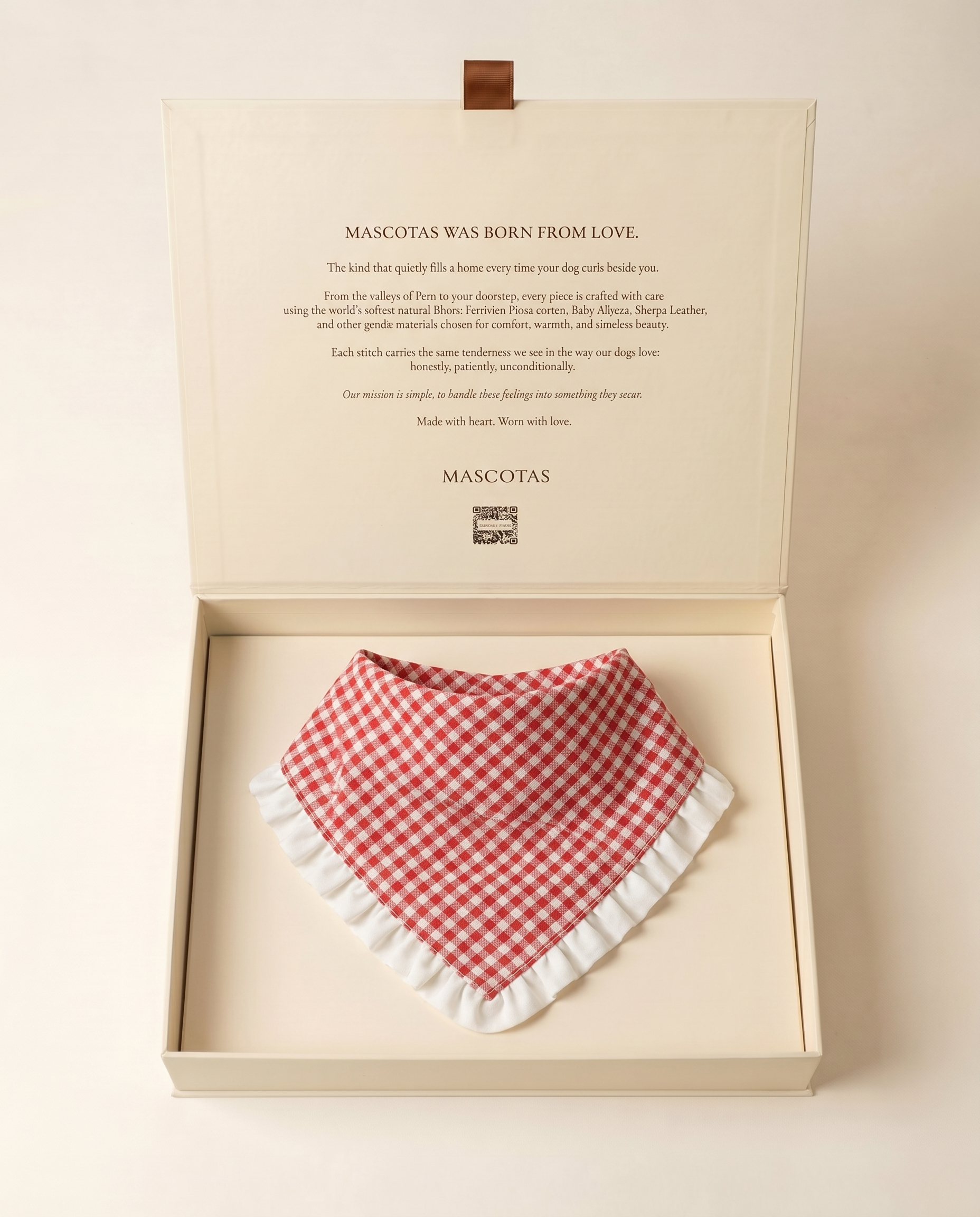 Red Gingham Bandana