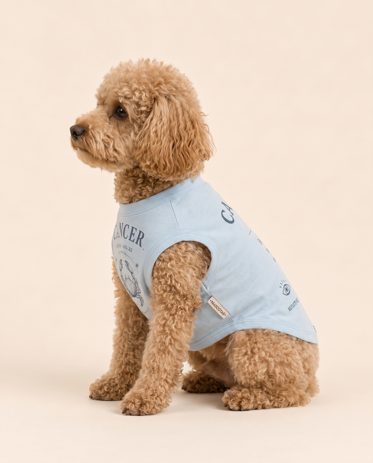 Cancer Zodiac Pima Cotton Dog Shirt