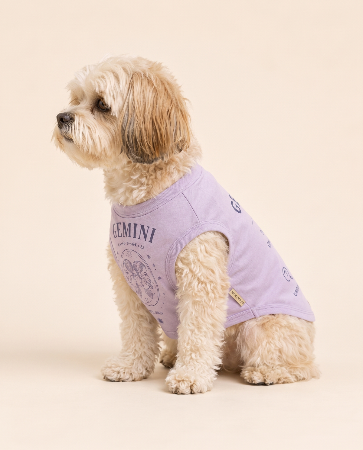 Gemini Zodiac Pima Cotton Dog Shirt