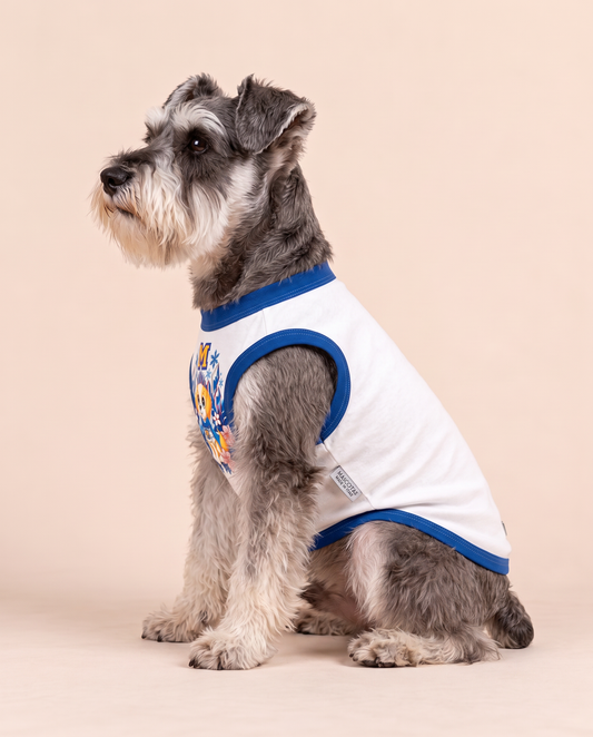 Frosted Pup Dream Tee | Blue Princess Dog Shirt