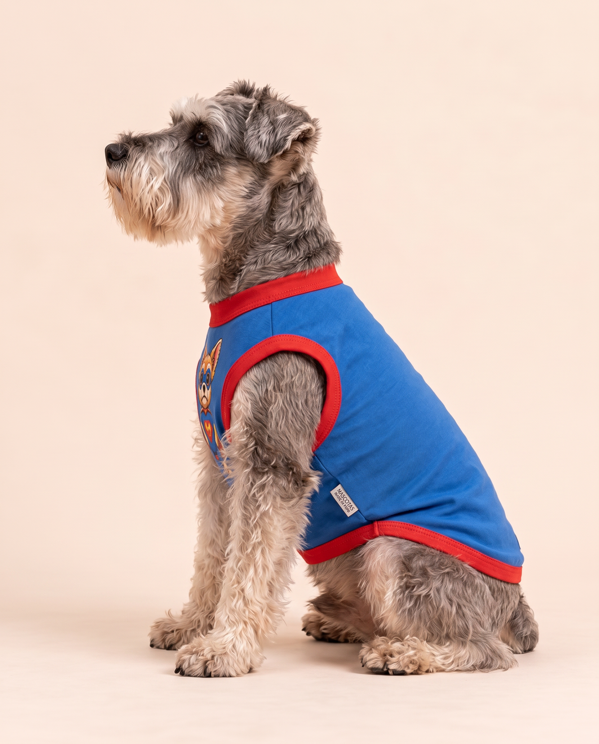 Super Pup Hero Tee | Blue Superhero Dog Shirt