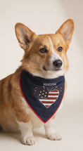 Load and play video in Gallery viewer, Navy 4th of July dog bandana
