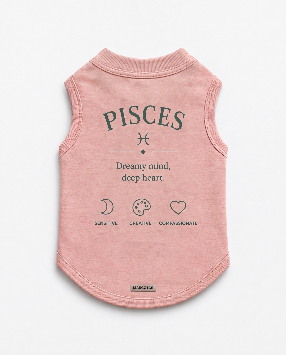 Pisces Zodiac Pima Cotton Dog Shirt