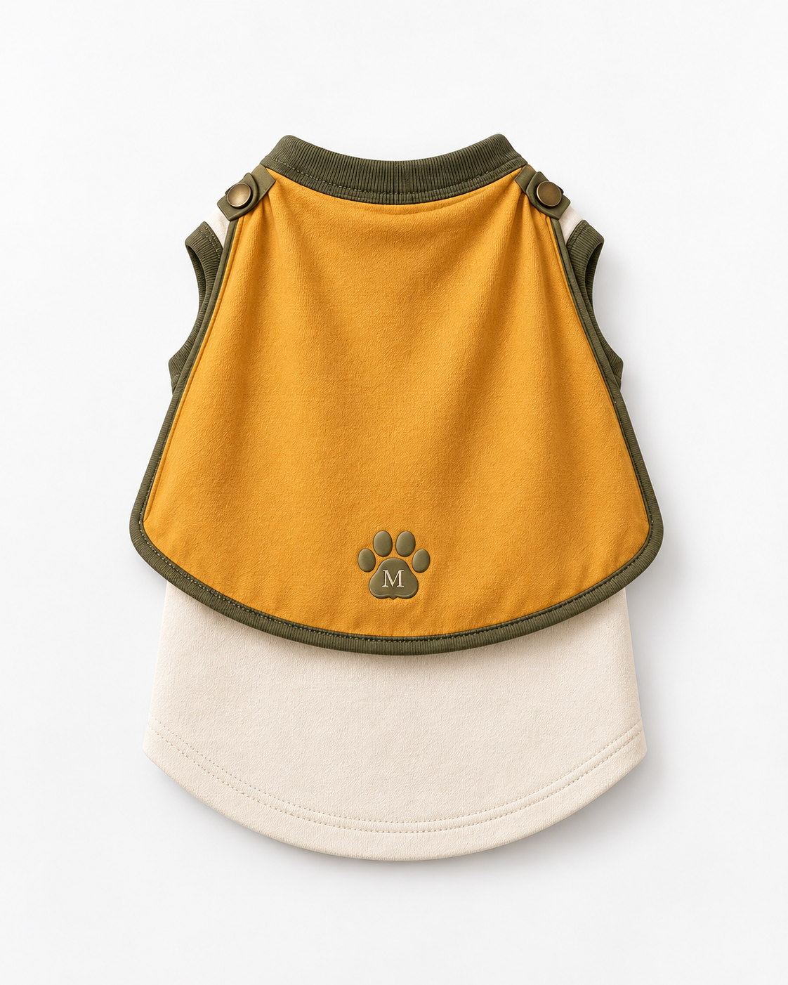 Golden Sidekick Superhero Dog Costume with Cape