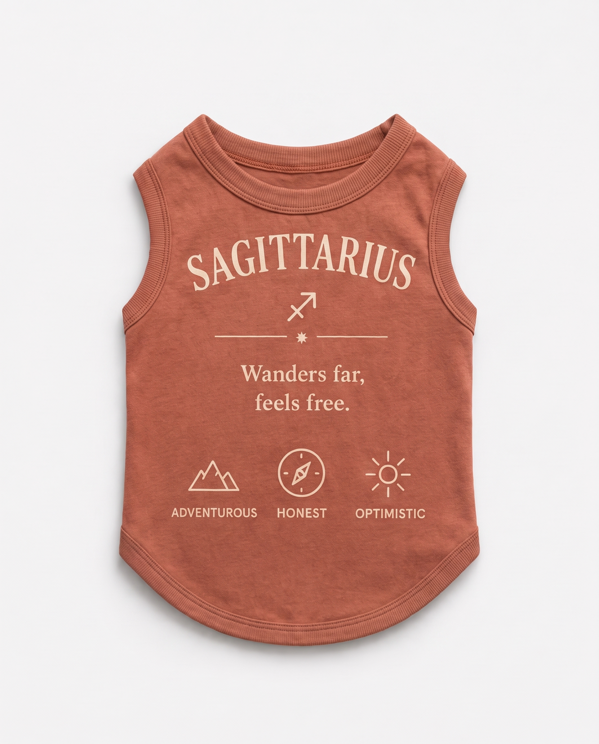 Sagittarius Zodiac Pima Cotton Dog Shirt