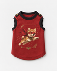 Load image into Gallery viewer, Crimson Acrobat Superhero Dog Halloween Costume
