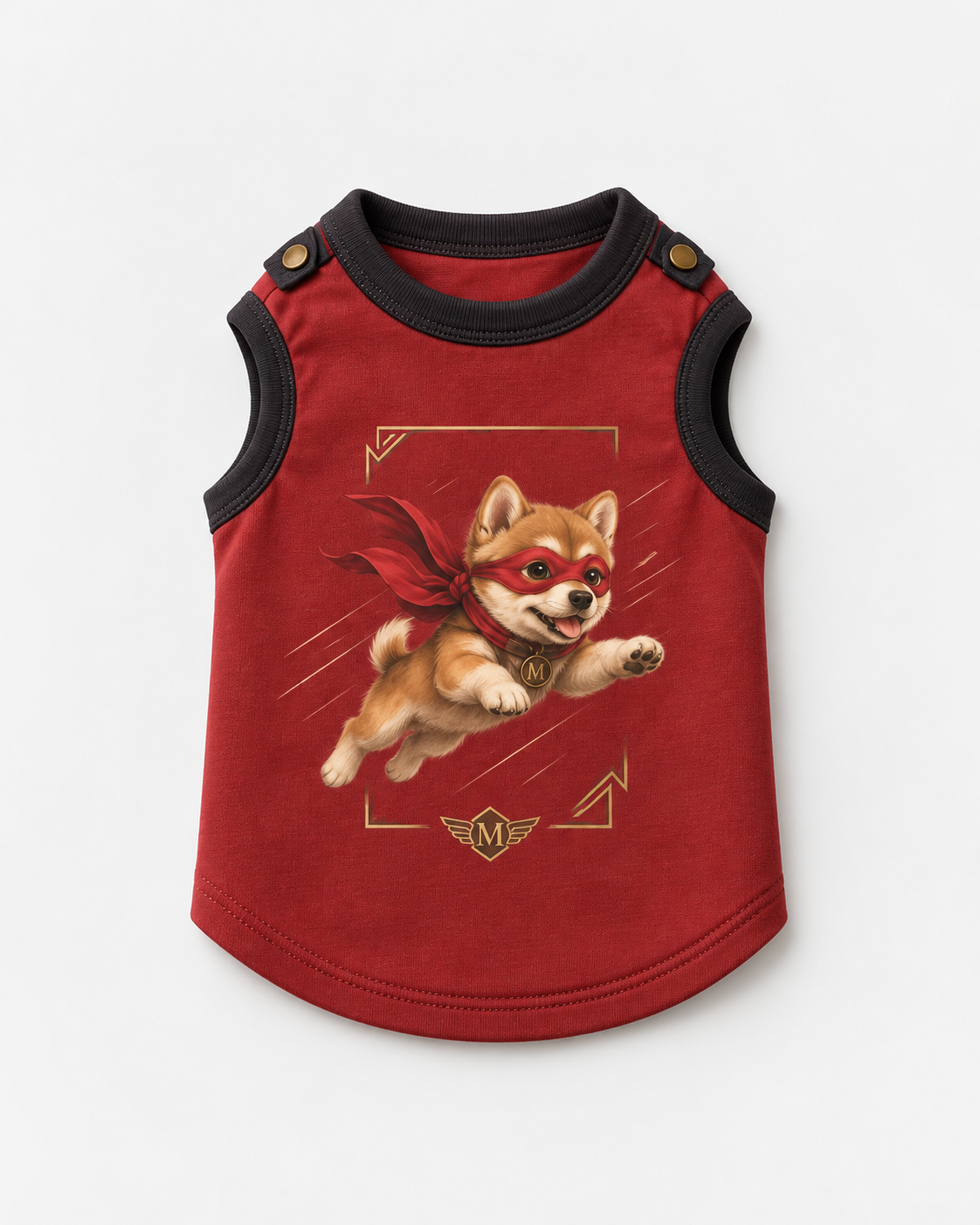 Crimson Acrobat Superhero Dog Halloween Costume