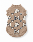 Load image into Gallery viewer, Signature Monogram Knit - Baby Alpaca Dog Sweater
