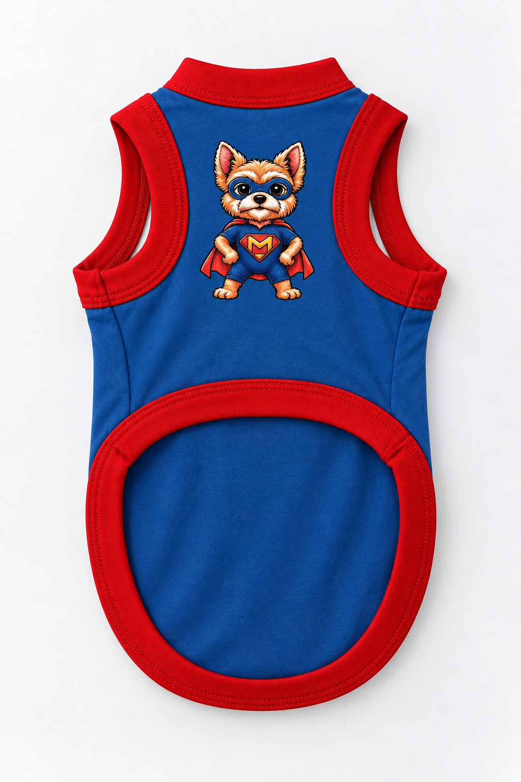 Super Pup Hero Tee | Blue Superhero Dog Shirt