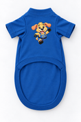 Load image into Gallery viewer, Happy Hound Adventure Tee | Blue Character Dog Shirt
